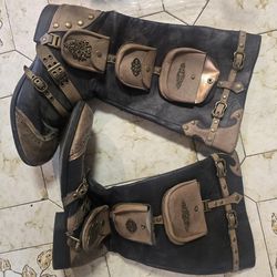 Burning man boots 2 pair