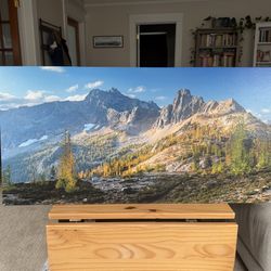 40" x 20" Canvas Print - Cutthroat Pass in Fall: North Cascades National Park