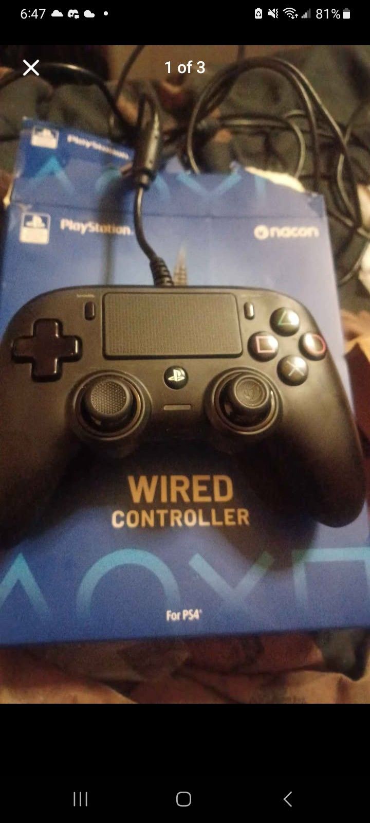  Nacon Playstation 4 Wired Controller 