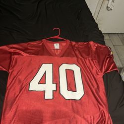 Arizona Cardinals Pat Tillman #40 NFL XL Red Men's Football Jersey