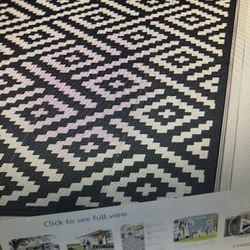 Outdoor Rug For Patio - Waterproof Plastic Straw Comping Rugs 5x8 Ft, Reversible Outdoor Indoor Every Mat Carpet For Patio, Porch, Deck, Balcony, Picn