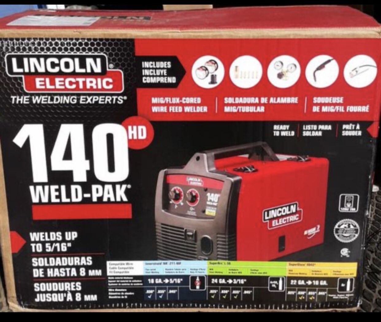 Lincoln Electric 140 Weld Pack HD Welder