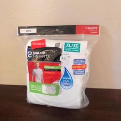 Hanes Men's Tagless T-Shirts  XL