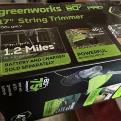 Greenwood’s 17 Inch String trimmer BRAND NEW
