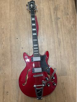 Hagstrom Alvar Semi Hollow Bigsby B3 Electric Guitar