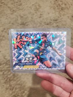 2018 Kylian Mbappe RC Panini Kaboom! #KM RC Fascmile