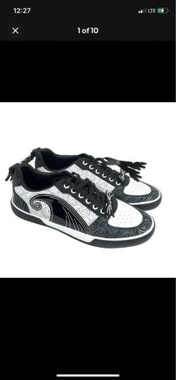 Disney Nightmare Before Christmas Low Top Sneaker Size 12  Men Jack Skellington