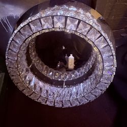 Crystal Ceiling Light 120 Volt 
