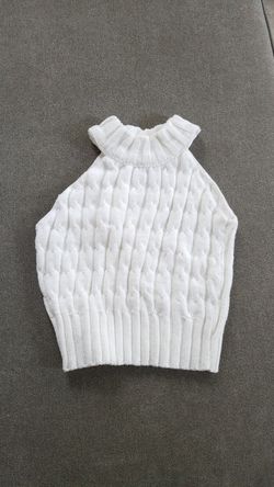 Sweater halter top