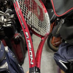 Wilson fusion tennis Racquet 27 with new grip