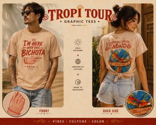 Karol G Concert Tee, tropitour concert shirt bichota