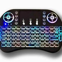 BRAND NEW! Wireless Color-Changing Backlit Mini Keyboard & Trackpad