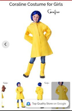 Coraline Costume Kids L