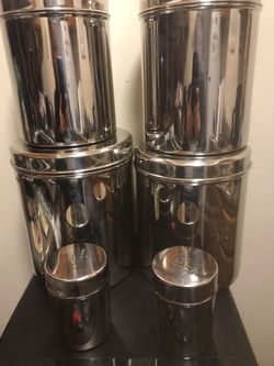 Stainless Steel Canister Set