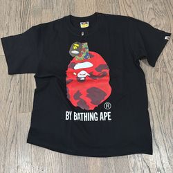Red Bape Short 1 To 1  Medium In Men