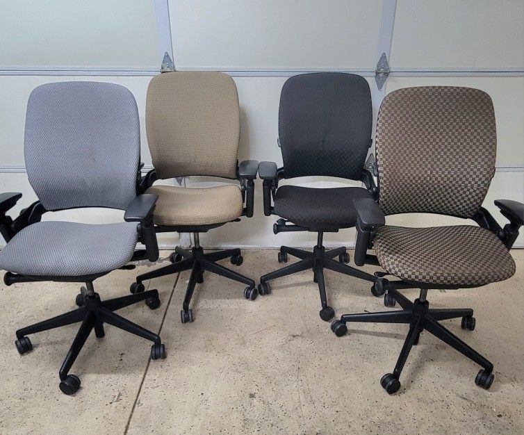 Steelcase Leap V2 - Fully Loaded - Office Computer Desk Ergonomic Chair - Multiple colors