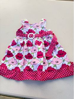 Vestido como nuevo para bebé talla 18 meses $5