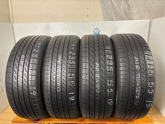Set 4 tires 235 55 19 Yokohama avid gt no repairs