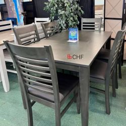 7 Piece Dining Table Set - Limited Time Offer