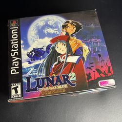 Lunar 2: Eternal Blue Complete PS1 RPG Full Boxed Set With Extras
