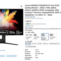 OLED Gaming Monitor 