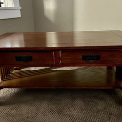 Mission Style Coffee Table