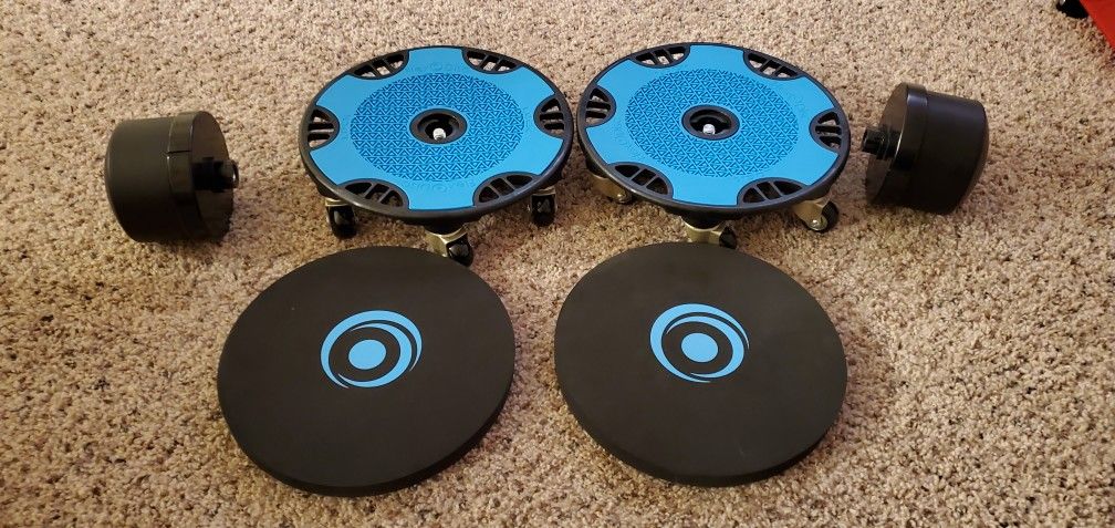 Pair Of Flex Disc Mini Close Sliders With Handles