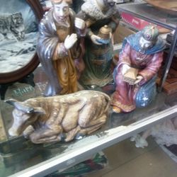 Grandeur Noel or Kirkland's Potters Garden II porcelain nativity set. 