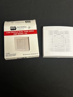 MG Electronics Low Profile Dual Tone Siren DMP Model 335