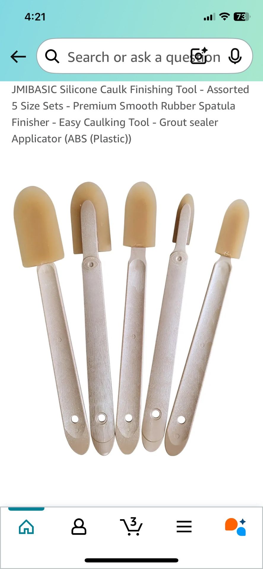 JMIBASIC Silicone Caulk Finishing Tool