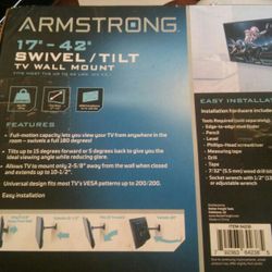 Armstrong Tv Mount.  17-42 Tv.  