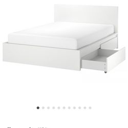 White Queen Size Bed Frame