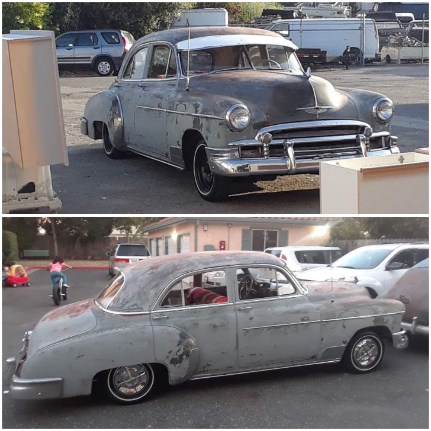 1950 Chevy deluxe 4 door sedan