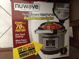 nuwave. Revolutionary multi pot 6quarts Digital Pressure Cooker