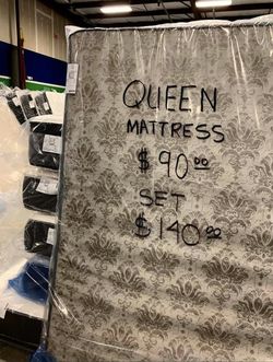Queen mattress set