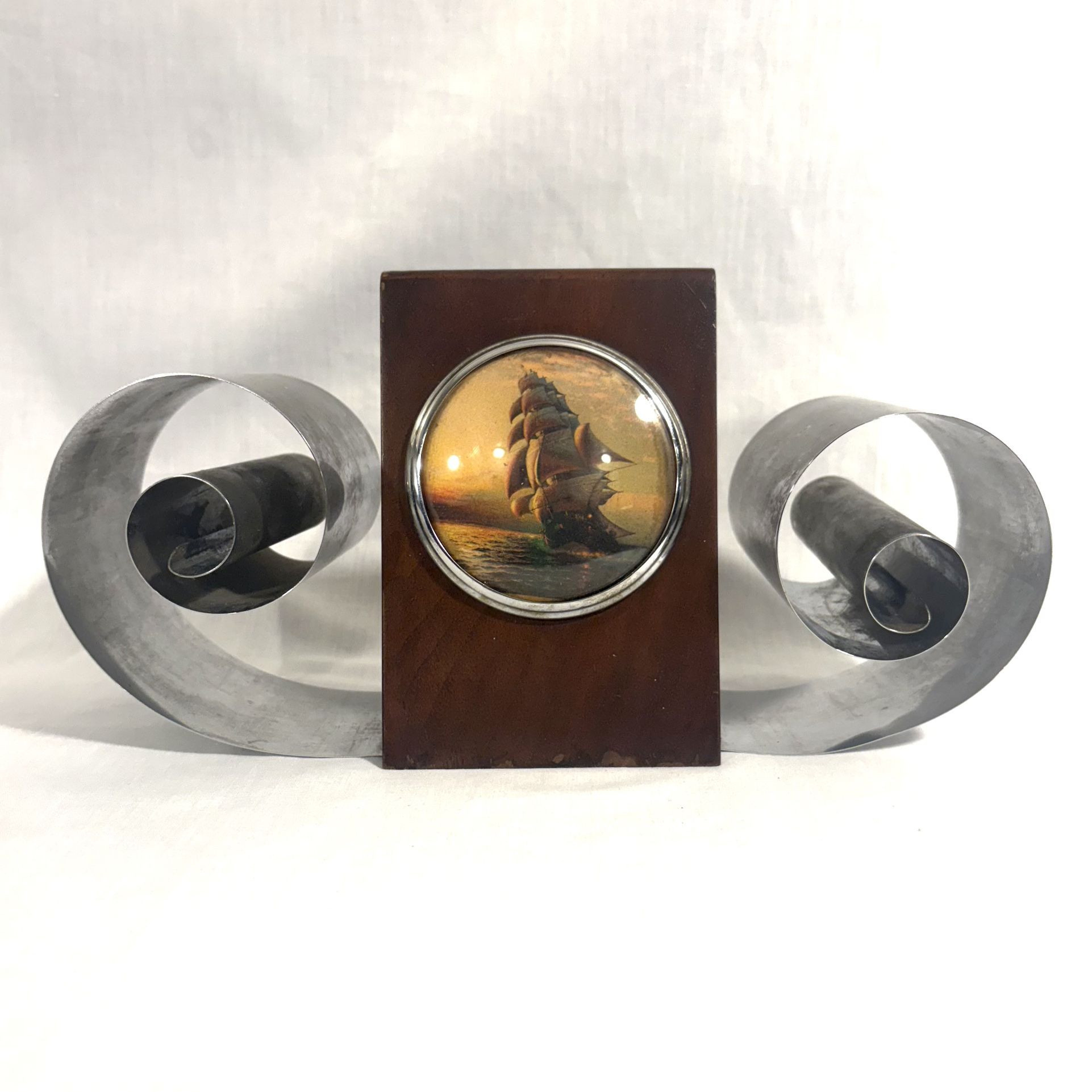 Vintage Revere Double-Coil Bookend