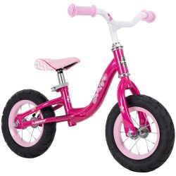 Huffy 10-inch Sea Star Girls' Balance Bike for Kids, Pink

