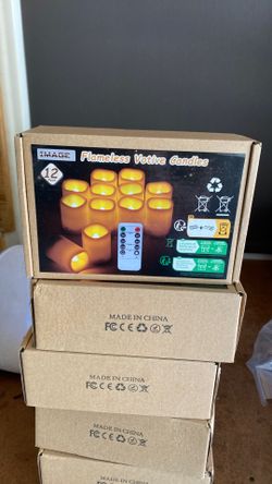Frameless votive candles