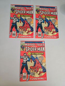 Marvel Tales #106 Reprint of Spider-Man 129 1st Punisher 1979 Lot.of 3 Comics
