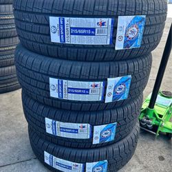 215/65R15 Set Of 4 Lion Sport New Tires 