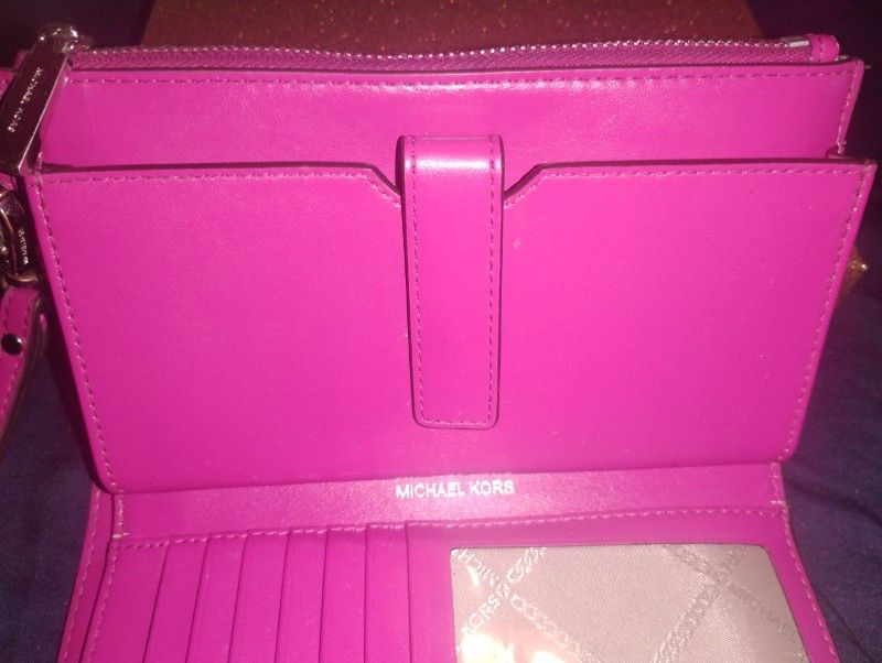 Pink michael kors  wallet