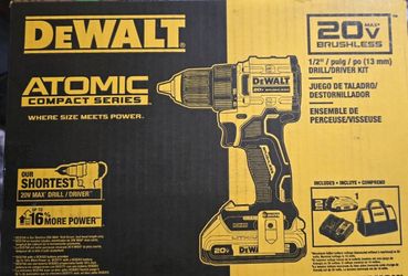 DeWalt 20v Compact 1/2 Inch Drive Drill/Driver