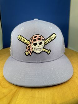 Hatclub Pittsburgh Pirates Sugar Shack Skully Sz 7 1/4 New Era Exclusive Banned   