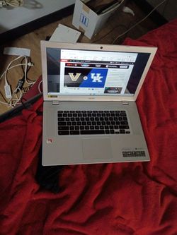 Silver Chromebook 