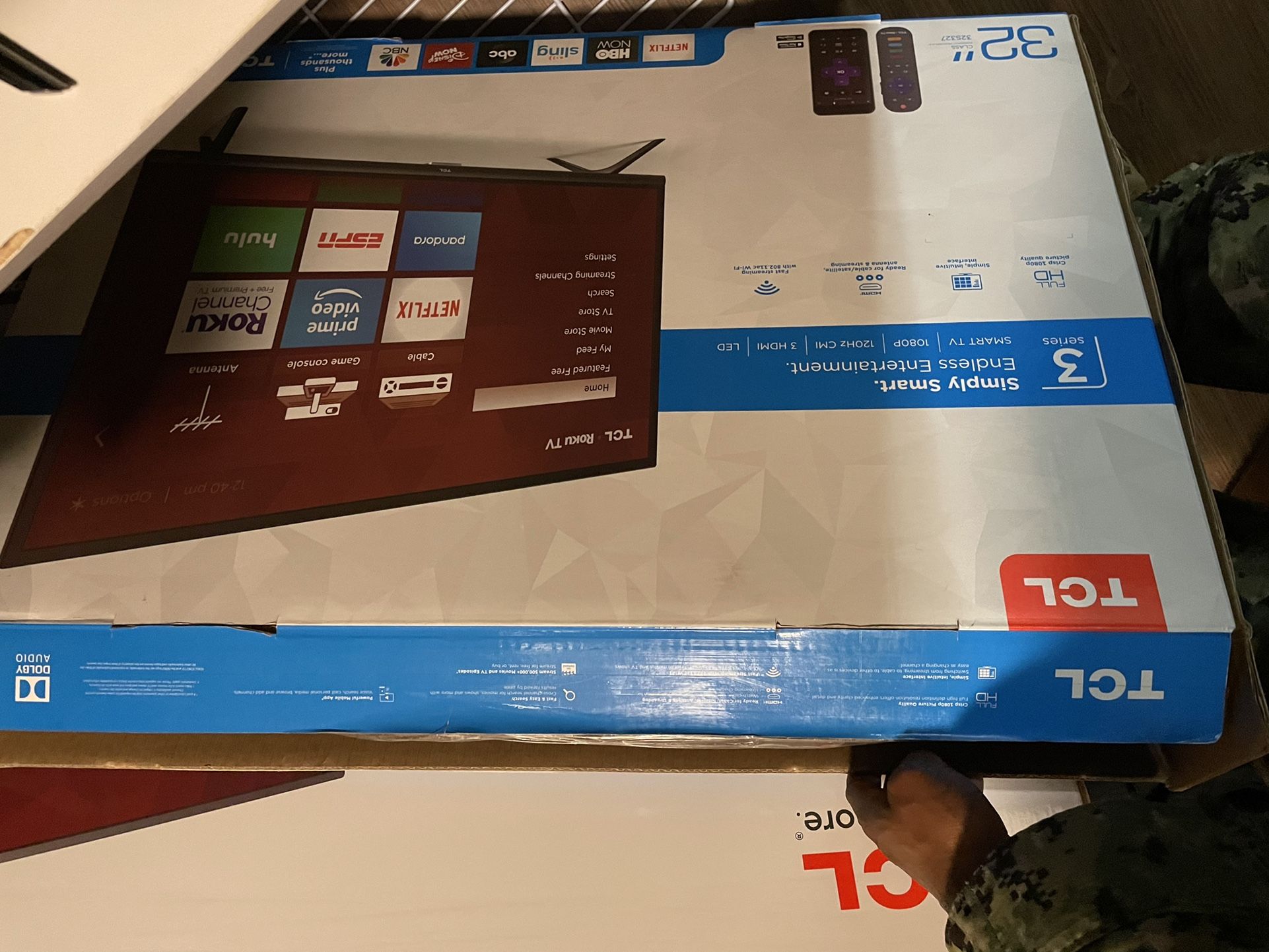 TCL HD 32 Inch TV Roku