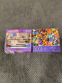 300 piece adult jigsaw puzzles- 2 count 300 piece adult jigsaw puzzles- 2 count