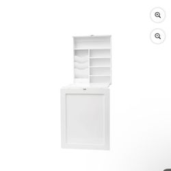 Fold down desk With Organizer