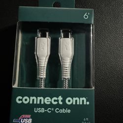 Brand New 6 foot USB Type C fast charging cable for the new iPhone 15's, etc