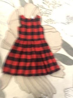 4T Buffalo Check Dress