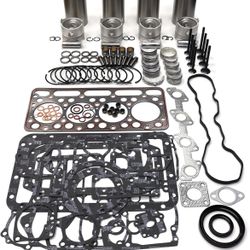 FridayParts STD V1702 V1702B Overhaul Rebuild Kit Compatible for Bobcat 743 733 Kubota Engine V1702 V1702B Indirect Injection/Turbo Engine Replacement